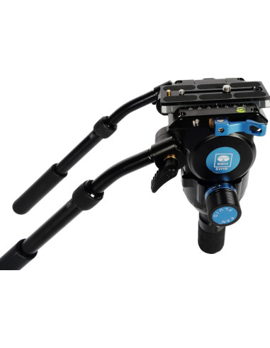 Kit treppiede video professionale SVT75 + SVH15 LITE Rapid in fibra di carbonio