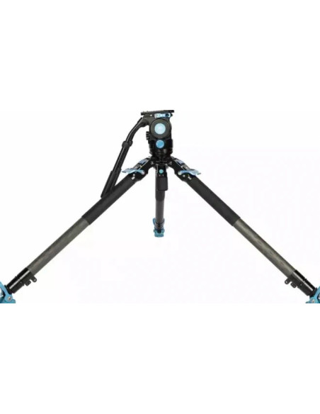 Kit treppiede video professionale SVT75 + SVH15 LITE Rapid in fibra di carbonio