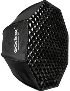 Softbox ottagonale 140cm con griglia a nido d'ape