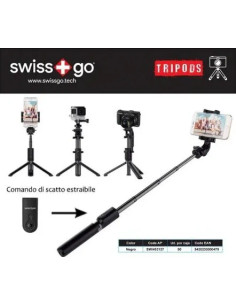SWISS-GO SELFIE TREPPIEDE BLUETOOTH VIP-01