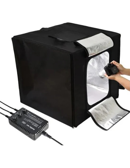 LST40 MINI STUDIO BOX 40X40X40 CM DIFFUSION BOX CON 3 LED