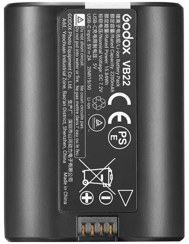 VB-22 BATTERIA PER V480 E V1MID 2200MAH CARICA USB-C