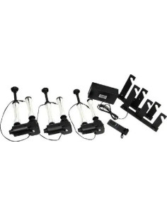 BE-3R SET PORTA FONDALE ELETTRICO CON CONTROLLO RADIO PER 3 ROTOLI