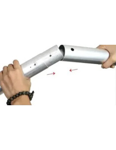 BE-R3 KIT 3 TUBI DA 1 METRO PER PORTAFONDALI A STATIVO 300CM 2