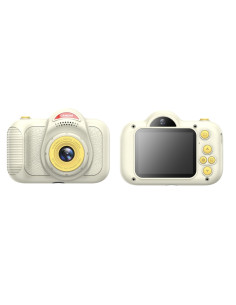 ASAKY KIDS PHOTO CAMERA DIGITAL DUAL LENS MICRO SD 2"IPS HD BIANCA