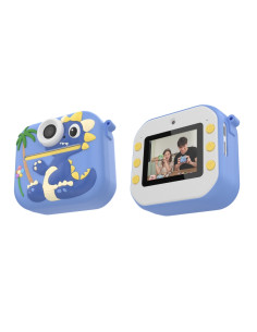 ASAKY INSTANT CAMERA  LCD 2,0 DINOSAURO CARTA TERMICA BLUE
