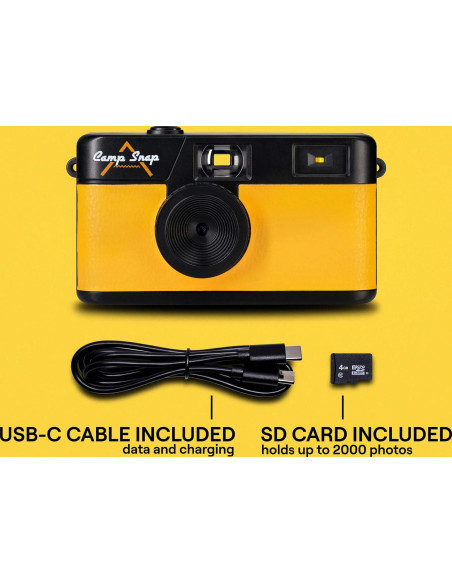 Screen Free Digital Cameras Giallo