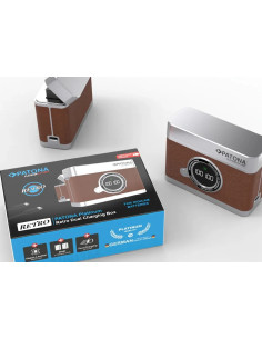 PLATINUM RETRO DUAL CHARGING CASE USB-C FOR FUJI NP-W235