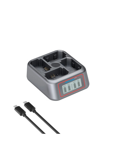 PLATINUM USB-C PD QC 4-PORT FAST CHARGER FOR SONY NP-FZ100