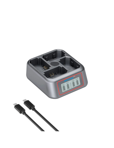 PLATINUM USB-C PD QC 4-PORT FAST CHARGER FOR SONY NP-FZ100