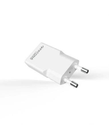 PLATINUM GAN PD20W FLAT ADAPTER WHITE 1X USB-C PD3.0 QC3.0