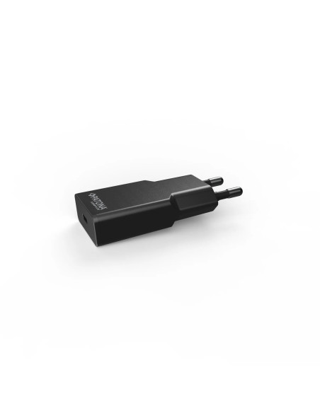 PLATINUM GAN PD20W FLAT ADAPTER BLACK 1X USB-C PD3.0 QC3.0