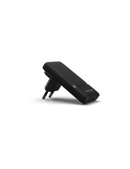 PLATINUM GAN PD65W FLAT ADAPTER BLACK 2X USB-C PD3.0 QC3.0