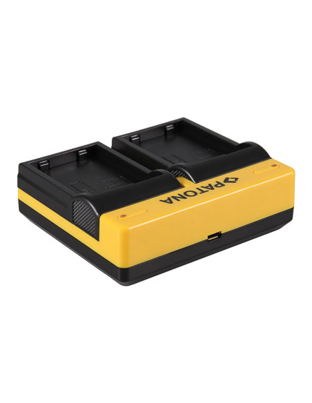 DUAL CHARGER NIKON EN-EL14 COOLPIX D3100 D3200 D5100 D5200 P7000 P7100 P7700 INCL. MICRO-USB