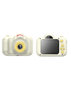 KIDS PHOTO CAMERA DIGITAL DUAL LENS MICRO SD 2"IPS HD BIANCA