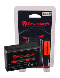BERENSTARGH BATTERY F. CANON LP-E10 EOS 1200D EOS1100D EOS-1100D T3 X50