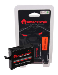 BERENSTARGH BATTERY F. GOPRO AHDBT-401 HERO 4+ HERO 4 BLACK EDITION