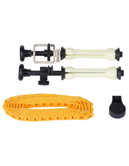 QUADRALITE BACKGROUND ROLLERS WIHT CHAIN