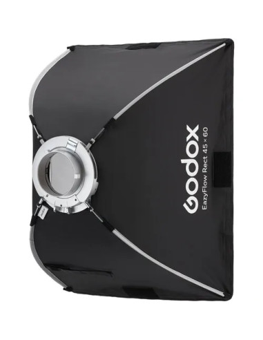 GODOX EAZYFLOW RECTANGULAR 45X60 BOWENS MOUNT FOLDABLE QUICK-OPEN SOFT LIGHT BOX