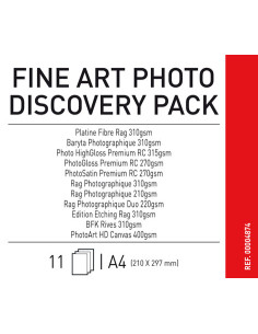 CANSON INFINITY PHOTO DISCOVERY PACK A4 14F