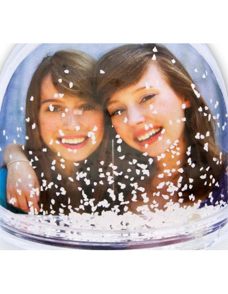 Snow Globe Trasparente Cornice per foto multipla