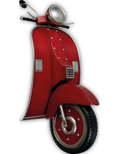 YY457 Telaio della vespa da muro Rossa 2