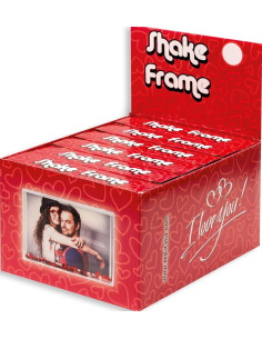 Shake Frame Heart Rosso, Trasparente Set di cornici per foto 2