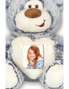 Teddy Grey Single picture frame