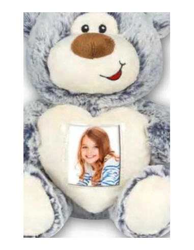 Teddy Grey Single picture frame
