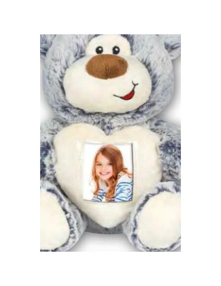 Teddy Grey Single picture frame