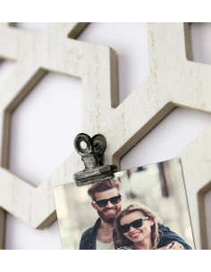 Cornice Lindon Il Legno, Marrone E Bianco 4x10x15 2
