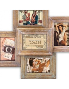 Corey Cornice per foto multipla Marrone