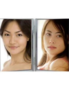 Cornice Doppio Frame 10x15 Argento