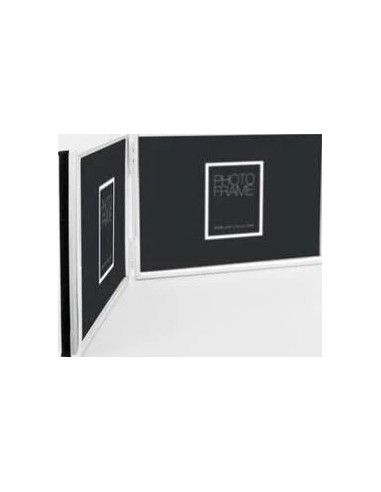 DOPPIA Argento Cornice per foto multipla