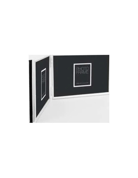 DOPPIA Argento Cornice per foto multipla