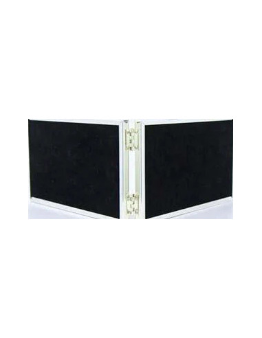 DOPPIA Argento Cornice per foto multipla