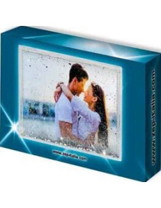 GLITTER Trasparente Cornice per foto singola 2