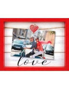 Vivienne Red Cornice per foto singola Rosso