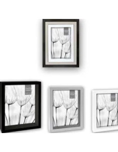 TR245 Nero, Argento, Bianco Set di cornici per foto