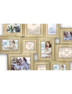 TALBOT 11Q Oro Cornice per foto multipla