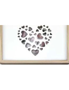LOVE BOX USB Armadietto portaoggetti Rettangolare Legno Bianco, Legno