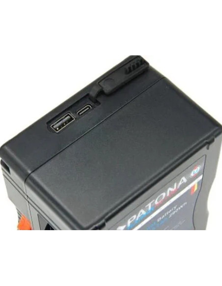 Batteria Platinum B-Mount con USB-C Input e Output 2xD-Tap 16V