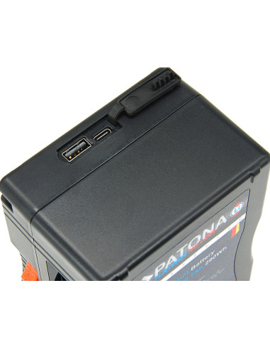 Batteria Platinum B-Mount con USB-C Input e Output 2xD-Tap 16V