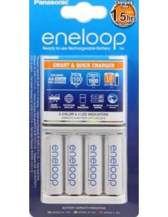 Enelopp Caricabatteria + batterie AA 2