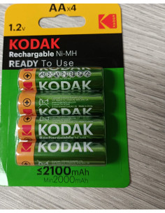 Pile Stilo ricaricabili precaricate 2100mAh 4pz