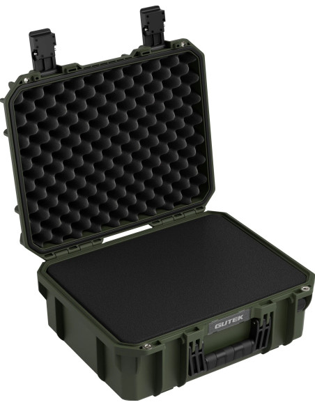 Tortoise T-230 Valigia Rigida con spugna e ruote - Verde Oliva