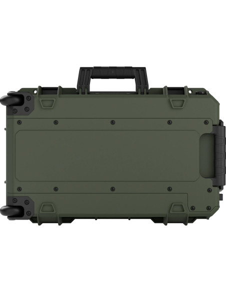 Tortoise T-300 Valigia Rigida con spugna e ruote - Verde Oliva