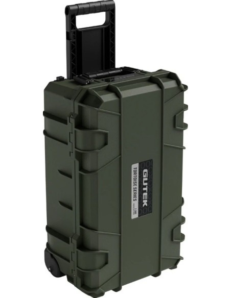 Tortoise T-300 Valigia Rigida con spugna e ruote - Verde Oliva
