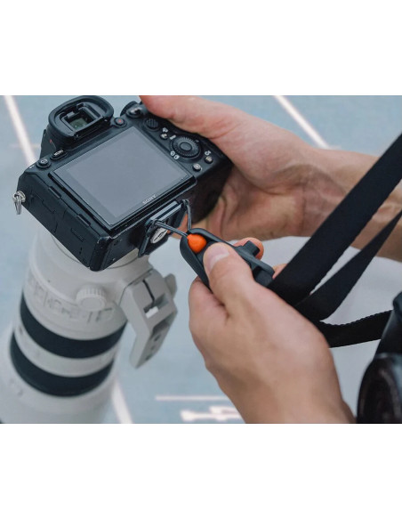 Camera Strap Pro Midnight Black - Tracolla con Sistema a scorrimento rapido