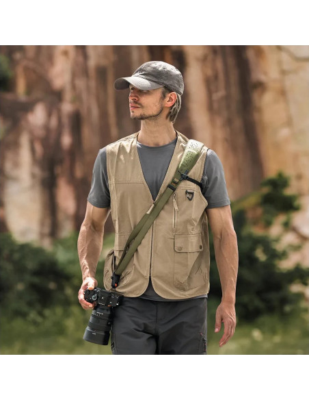 Camera Strap Pro Midnight Black - Tracolla con Sistema a scorrimento rapido